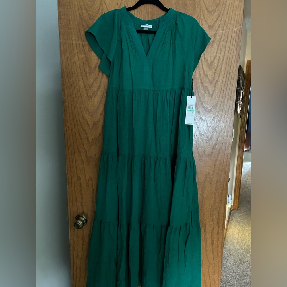 calvin klein BRAND NEW W TAGS gorgeous green dress!